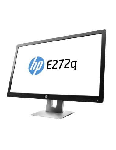 HP EliteDisplay E272q 68,6 cm (27") 2560 x 1440 Pixel Quad HD LED Nero, Argento