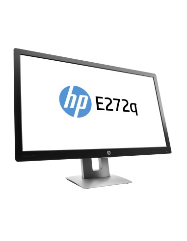 HP EliteDisplay E272q 68,6 cm (27") 2560 x 1440 Pixel Quad HD LED Nero, Argento