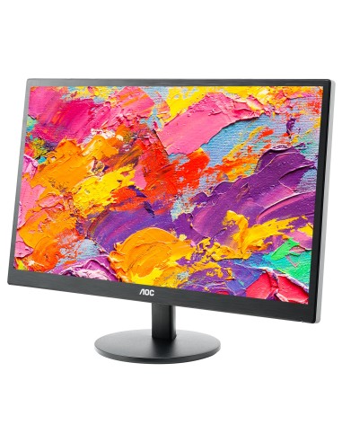 AOC M2470SWH LED display 61 cm (24") 1920 x 1080 Pixel Full HD Nero