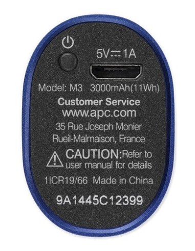 APC Power Pack M3 Ioni di Litio 3000 mAh Blu
