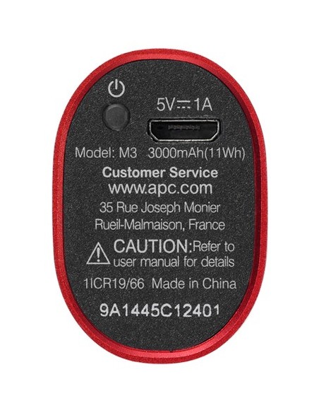 APC Power Pack M3 Ioni di Litio 3000 mAh Rosso