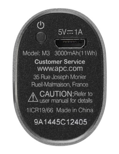 APC Power Pack M3 Ioni di Litio 3000 mAh Titanio