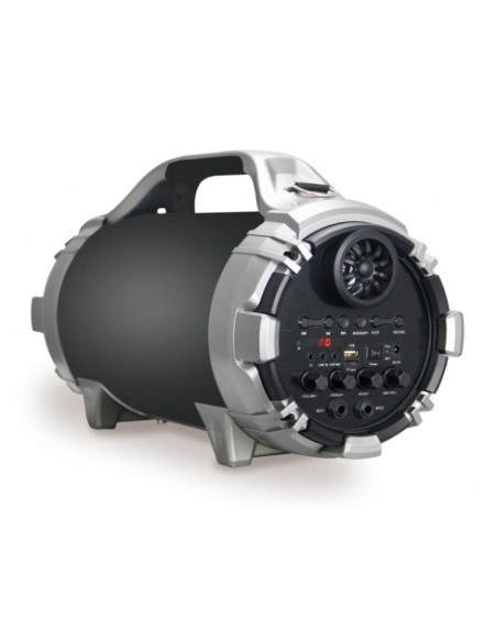 Conceptronic MASSIMO01B altoparlante portatile Nero, Argento 20 W