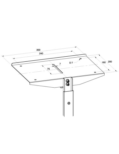 Multibrackets 6306 Accessorio per il montaggio del monitor