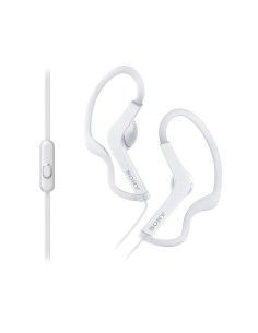 Sony MDRAS210APW Auricolare Cablato A clip Sport Bianco