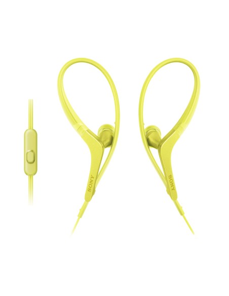Sony MDRAS410APY Auricolare Cablato A clip Sport Giallo