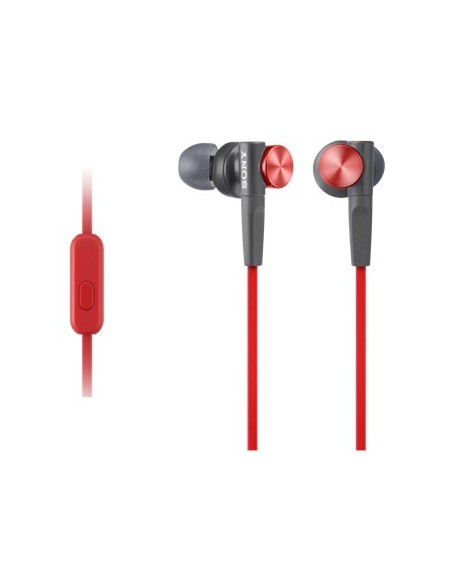 Sony MDR-XB50AP Auricolare Cablato In-ear Musica e Chiamate Nero, Rosso
