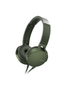 Sony XB550AP Auricolare Cablato A Padiglione Musica e Chiamate Verde