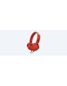 Sony MDR-XB550AP Auricolare Cablato A Padiglione Musica e Chiamate Rosso 2