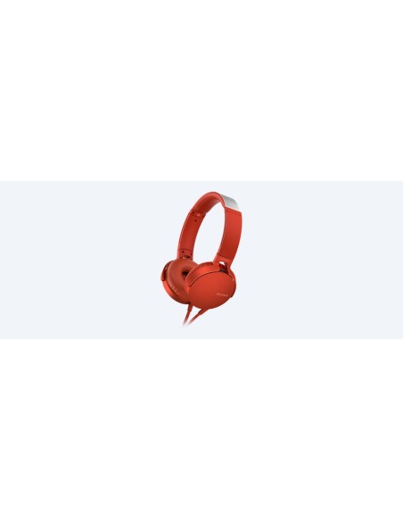 Sony MDR-XB550AP Auricolare Cablato A Padiglione Musica e Chiamate Rosso