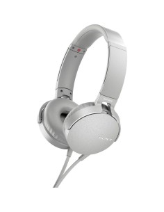 Sony MDR-XB550AP Auricolare Cablato A Padiglione Musica e Chiamate Bianco