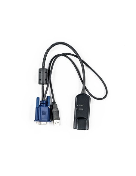 Vertiv Avocent MPUIQ-VMCHS cavo per tastiera, video e mouse Nero, Blu 0,3556 m