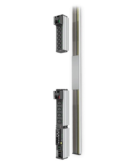 Vertiv Liebert Rack PDU MPX, modulo di uscita, monitorata a livello di circuito, 0U, 230V 16A, uscite L3-N (9) GST18