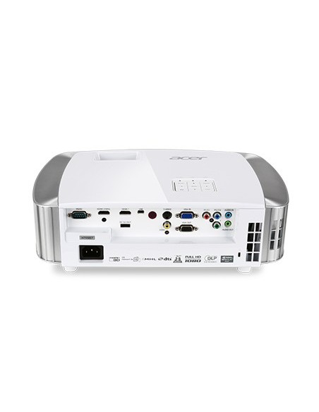 Acer Home H7550BD videoproiettore Proiettore a raggio standard 3000 ANSI lumen DLP 1080p (1920x1080) Compatibilità 3D Argento,