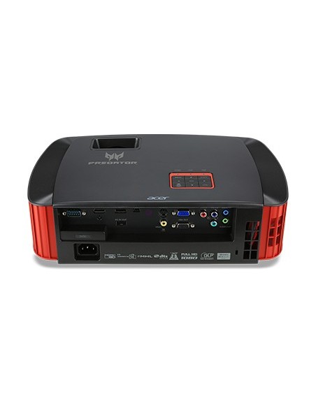 Acer Z650 videoproiettore Proiettore a raggio standard 2200 ANSI lumen DLP 1080p (1920x1080) Nero, Rosso