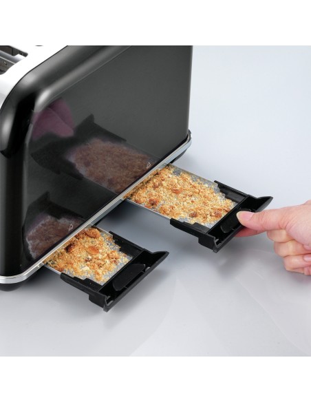 Morphy Richards 242018 tostapane 4 fetta e 1880 W Nero Morphy Richards 242018 tostapane 4 fetta e 1880 W Nero