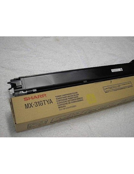 Sharp MX-31GTYA cartuccia toner 1 pz Originale Giallo