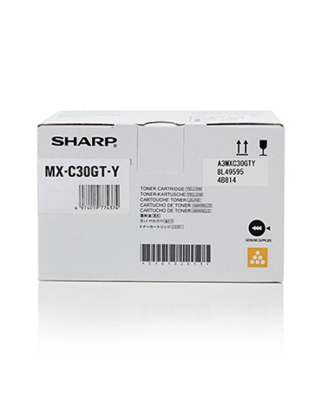 Sharp MXC30GTY cartuccia toner 1 pz Originale Giallo