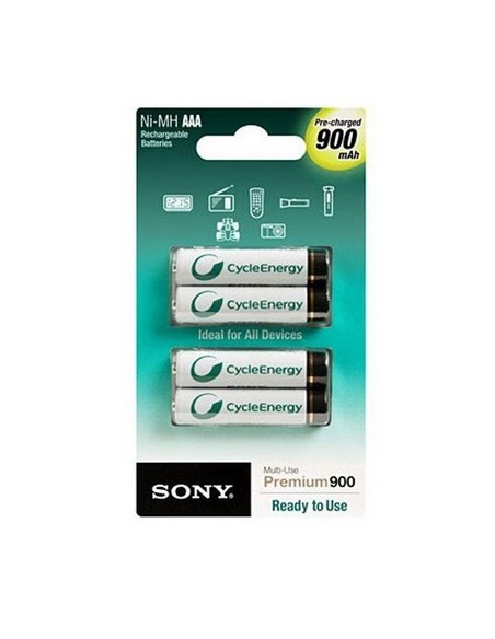 Sony NI-MH, AAA, 900 mAh Batteria ricaricabile Nichel-Metallo Idruro (NiMH)