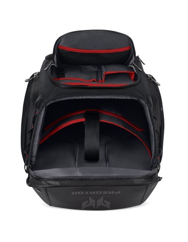 Acer NP.BAG1A.220 borsa per notebook 43,2 cm (17") Zaino Nero, Rosso