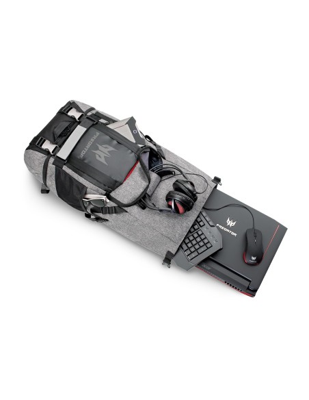 Acer Predator PBG6A0 zaino Nero Grigio Poliestere