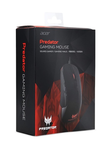 Acer Predator mouse Mano destra USB tipo A Ottico 6500 DPI