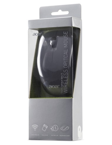 Acer RF2.4 mouse Ambidestro RF Wireless Ottico 1000 DPI