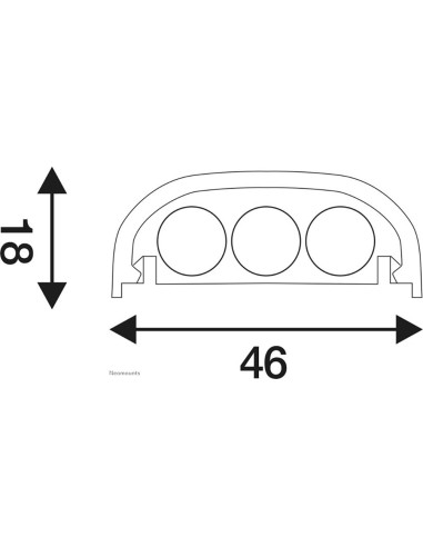 Neomounts by Newstar Canale via Cavo