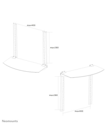 Neomounts by Newstar Ripiano per dispositivi AV