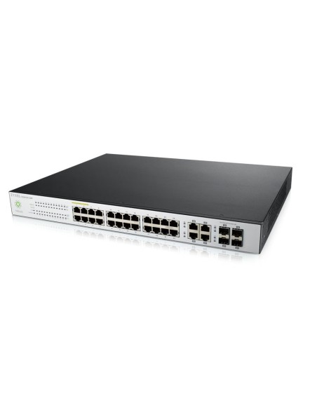 Zyxel NSW100-28P Gestito L2 Gigabit Ethernet (10 100 1000) Supporto Power over Ethernet (PoE) Nero, Grigio