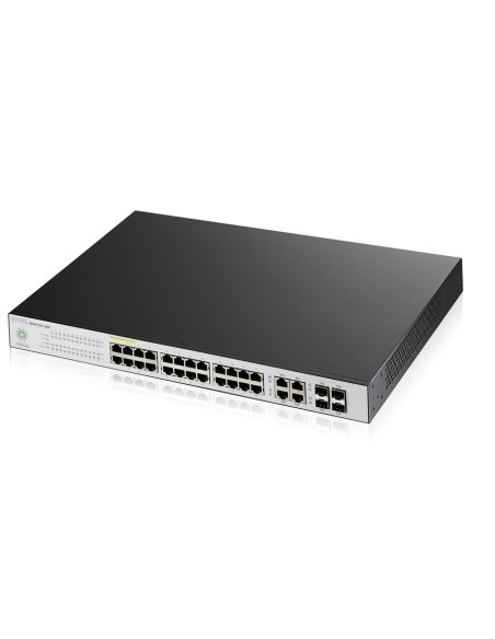 Zyxel NSW100-28P Gestito L2 Gigabit Ethernet (10 100 1000) Supporto Power over Ethernet (PoE) Nero, Grigio