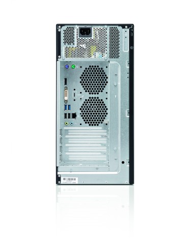 Fujitsu ESPRIMO P557 DDR4-SDRAM G4560 Desktop Intel® Pentium® G 4 GB 1000 GB HDD PC Nero, Rosso