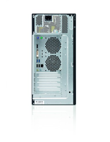 Fujitsu ESPRIMO P557 DDR4-SDRAM i3-7100 Desktop Intel® Core™ i3 4 GB 1000 GB HDD PC Nero, Rosso