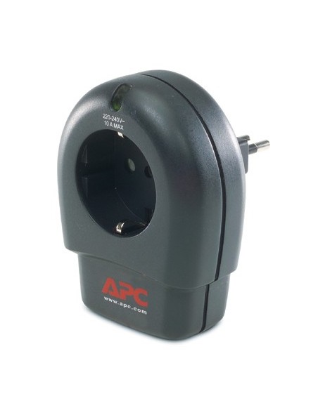 APC Essential SurgeArrest 1 outlet with Phone Protection 230V Italy Nero 1 presa(e) AC