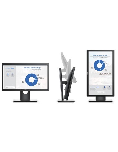 DELL P2017H LED display 49,5 cm (19.5") 1600 x 900 Pixel HD+ Nero, Grigio