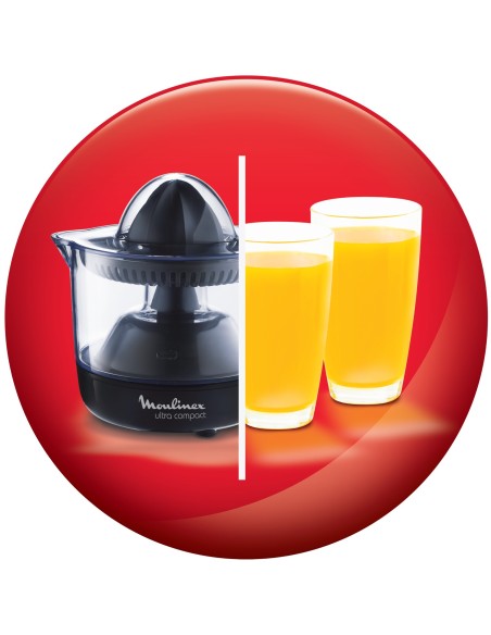 Moulinex PC1208 spremiagrumi elettrico 0,45 L 25 W Nero, Trasparente