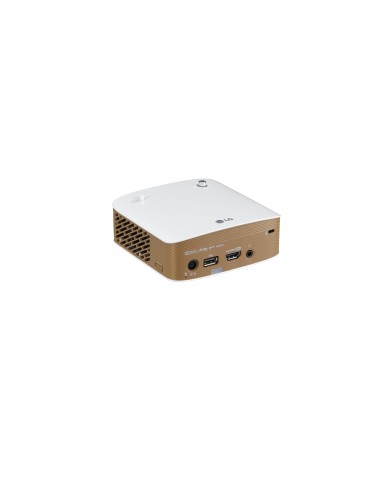 LG PH150G videoproiettore Proiettore portatile 130 ANSI lumen LCOS 720p (1280x720) Oro, Bianco