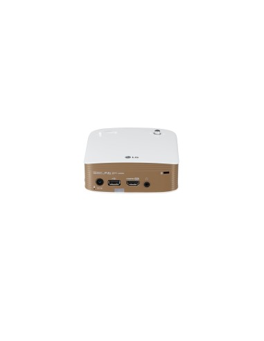 LG PH150G videoproiettore Proiettore portatile 130 ANSI lumen LCOS 720p (1280x720) Oro, Bianco