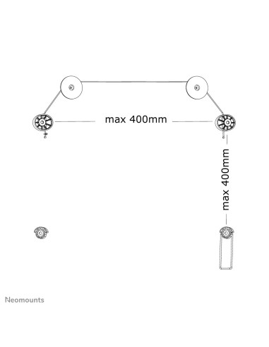 Neomounts by Newstar Supporto a parete per TV