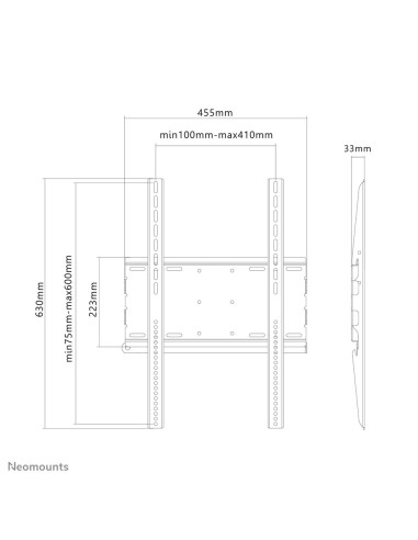 Neomounts by Newstar Supporto a parete per TV