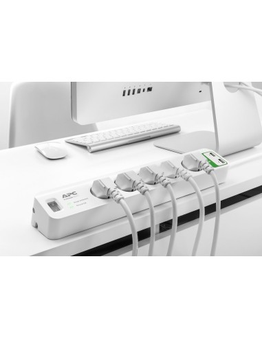 APC PM5U-GR protezione da sovraccarico Bianco 6 presa(e) AC 230 V 1,83 m