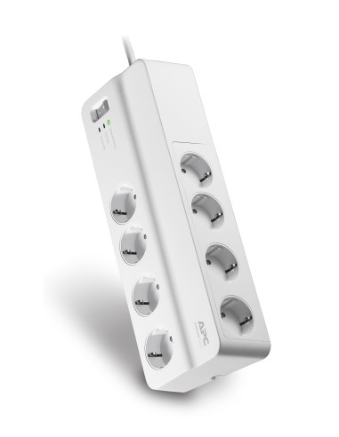 APC SurgeArrest Essential Bianco 8 presa(e) AC 230 V 2 m