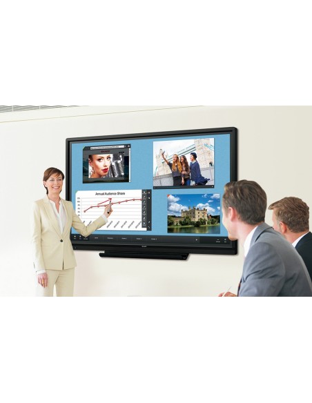 Sharp PN-70TW3 monitor touch screen 177,8 cm (70") 1920 x 1080 Pixel Nero