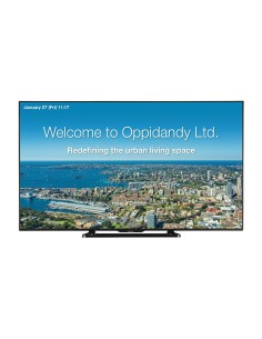 Sharp PN-Q601E visualizzatore di messaggi Pannello piatto per segnaletica digitale 152,4 cm (60") LCD 350 cd m² Full HD Nero
