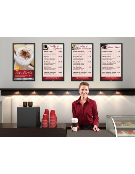 Sharp PNY325 Pannello piatto per segnaletica digitale 81,3 cm (32") LED 350 cd m² Full HD Nero