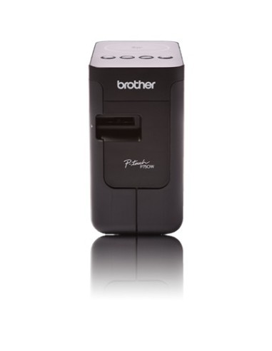 Brother PT-P750W + 4Tze stampante per etichette (CD) Trasferimento termico 180 x 360 DPI Con cavo e senza cavo HSE TZe