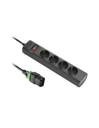APC PZ42IZ-GR unità di distribuzione dell'energia (PDU) 4 presa(e) AC Nero