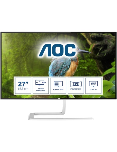 AOC 81 Series Q2781PQ Monitor PC 68,6 cm (27") 2560 x 1440 Pixel Quad HD LED Nero