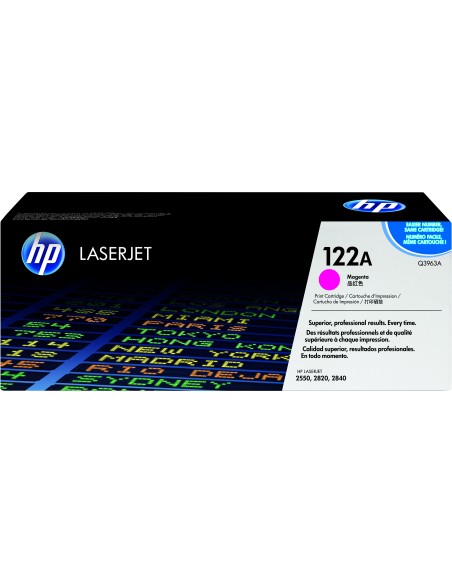 HP 122A Magenta Original LaserJet Toner Cartridge cartuccia toner 1 pz Originale