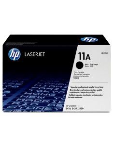 HP 11A Black Original LaserJet Toner Cartridge cartuccia toner 1 pz Originale Nero